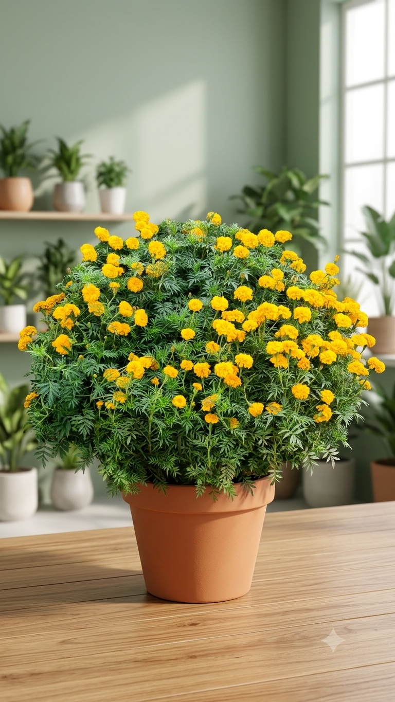 Yellow Marigold — Sugandha Farms & Nursery